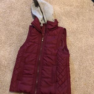 Large hooded vest
